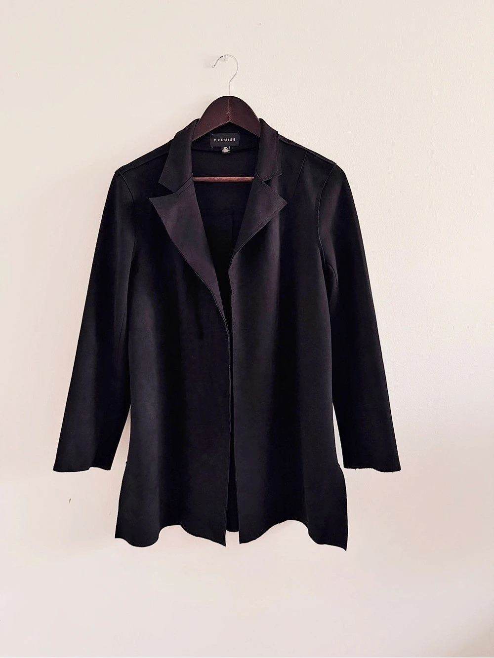 Premise Black Faux Leather Jacket